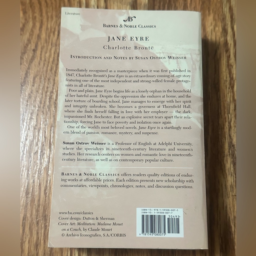 Jane Eyre (Barnes & Noble Classics Series) Paperback - Picture 2 of 8